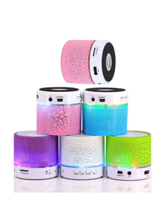 Disok Altavoz Bluetooth Portátil con Luces LED, Radio FM y USB - Regalos Prácticos para Hombres y Niños - 1