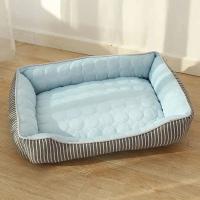 Nido de seda fría para perros y gatos, sensación fresca de verano, sueño profundo, suministros para mascotas - details 7