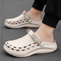 Sandalias de Hombre de Eva Sólido Secado Rápido, Ligero, a la Moda, Informales para Salidas al Aire Libre y Playa - details 2