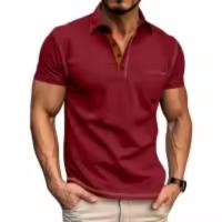 Venta caliente de verano nueva camiseta de manga corta para hombre, comercio exterior, deportes de ocio, solapa Polo - details 25