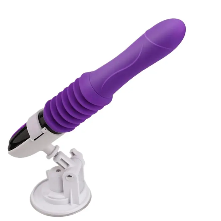 Consolador telescópico vibrador automático hacia arriba y hacia abajo masajeador punto G empuje retráctil coño vibrante juguetes sexuales de gran tamaño para mujeres - 1