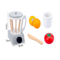 Juguete de cocina de madera para bebés, máquina tostadora de Café de simulación, mezclador de alimentos, juguetes educativos de Aprendizaje Temprano - details 4
