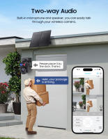 Cámara de Seguridad Solar SHIWOJIA 6MP 4G Panela Energética de 20W Zoom 20X Visión Nocturna - details 8