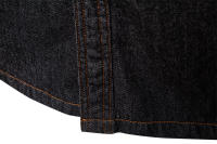 Camisa vaquera lavada de alta calidad para hombre, camisa informal de manga larga de algodón, otoño 2024 - details 27