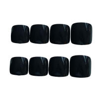 Uñas postizas para dedos de los pies, Uñas postizas impermeables y transpirables para manicura, persona experta, color negro sólido - details 5