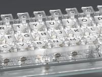 Tapa de tecla retroiluminada para teclado Cherry Gateron Mx, perfil de PC transparente, brillo de transparencia, 140 teclas - details 4
