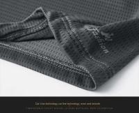 Pantalones cortos de nylon Lycra para hombres en verano Talla grande, malla elástica, negro y gris - details 23
