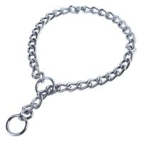 Collar de cadena de serpiente para mascotas, Gargantilla ajustable de acero inoxidable para entrenamiento de perros, Bulldog - details 3
