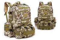 Mochila táctica 4 en 1 para hombre, bolsa de 55L para deportes al aire libre, Camping, senderismo, viajes, escalada - details 24