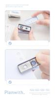 Herramienta de encuadernación Mini grapadora, perforadora de agujeros, juego de máquina de cinta Ins, caja de herramientas de álbum de recortes multifunción coreana, suministros para estudiantes, 3 piezas - details 9