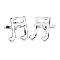 Gemelos de música punk de alta calidad para hombre, diseño de piano, batería, saxofón, guitarra, bocina, botón de puño con atmósfera de hip-hop - details 30