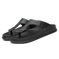 La nueva moda del color sólido de los deslizadores de los hombres flip flops marca el precio bajo ocasional de las sandalias 2025 de Tb del diseño - details 1