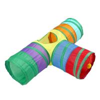 Túnel de Gato Práctico Juguete de Tubo Plegable Arcoiris para Exercicio y Ocultación de Cachorros y Gatos Uso Interior y Exterior - details 7