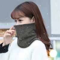 Bufanda de cuello de doble capa para hombres y mujeres, bufanda forrada suave, bufanda gruesa de punto, calentador, bufandas de bucle circular, envoltura de Chal, Invierno - details 7