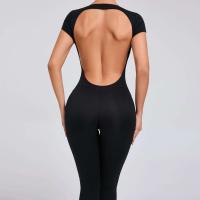 Monos Deportivos Fiess para Mujer 2024 Conjunto de Yoga Activo en Gris, Negro, Rojo, Marrón, Naval - details 6