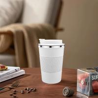Taza de Café Roja de 380mL Termo de Acero Inoxidable 304 Portátil Antibacteriano para Coche - details 16