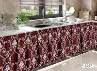 HTC Lababo-cortina corta para cocina, 150x70cm - details 72