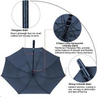Paraguas de Golf abierto automático, paraguas de palo impermeables a prueba de viento con doble dosel extragrande de gran tamaño - details 131