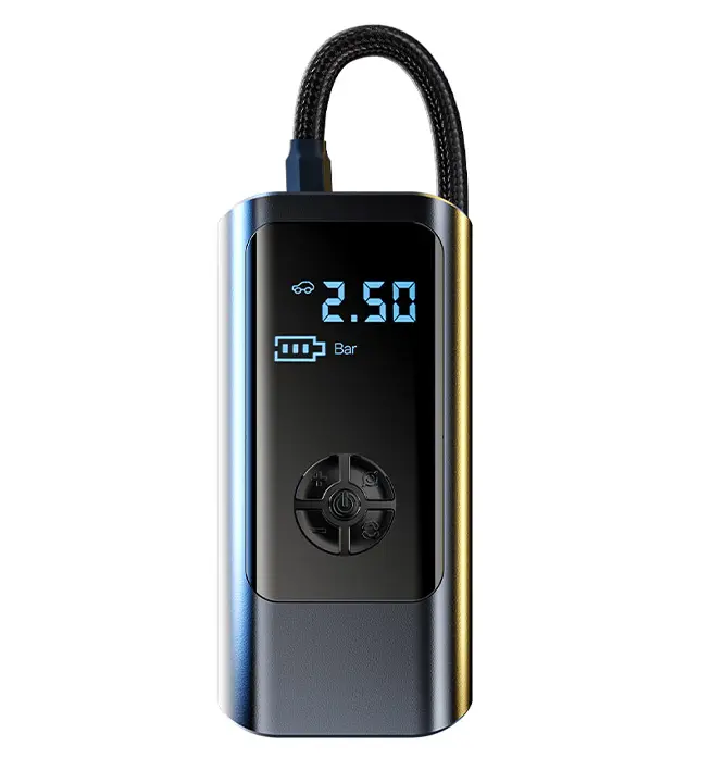 Portátil Compresor de Aire para Coche Bomba Eléctrica de Inflado de Neumáticos de 8000mAh con Cable Inalámbrico 12V, 150PSI - 1