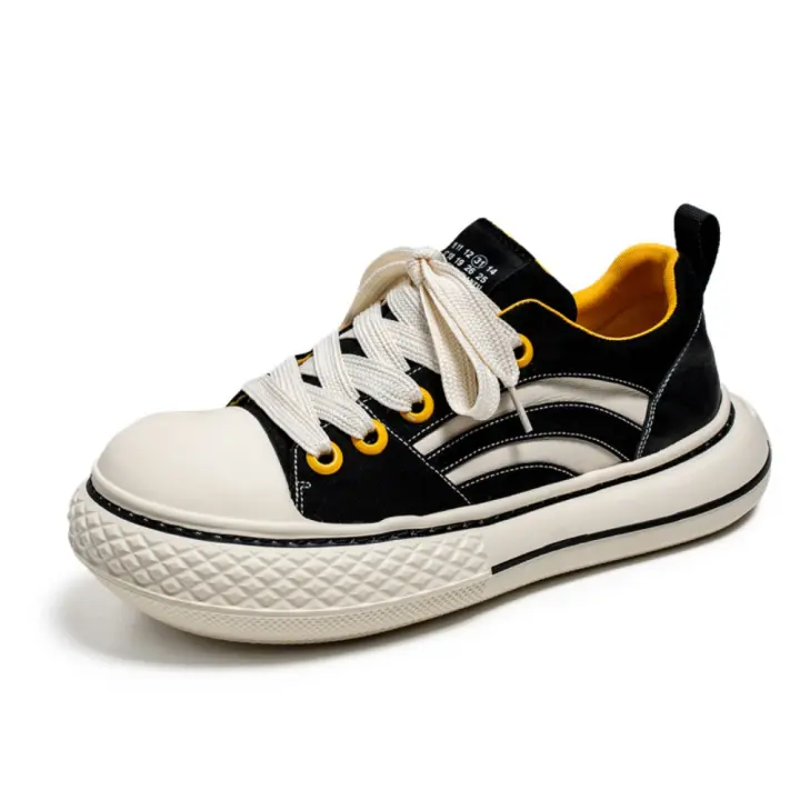 Zapatos De Lona de Alta Calidad para Hombres Calzado Deportivo Casual Antideslizante - 1