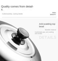 Olla vaporera multiusos de 2 capas con rejilla de vapor, doble caldera, utensilios de cocina de acero inoxidable, olla humeante para sopa espesa - details 8