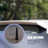 Antena universal para automóvil, antena corta pequeña para automóvil de 6,5 cm (2,5 pulgadas), accesorios para mini radio para automóvil, entradas FM/AM M5 M6, negro - details 2