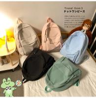 Mochila de Nylon Impermeable para Mujer Mochila Individual de Color Sólido para Estudiantes y Niñas - details 14
