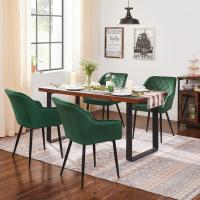 Silla de Comedor Verde Tamaño Único Ottomanas de Muebles y Organización - details 1