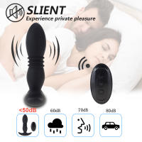 Vibrador Anal inalámbrico con Control remoto para hombres, consolador telescópico, masajeador de próstata, tapón Anal, Juguetes sexuales anales - details 2