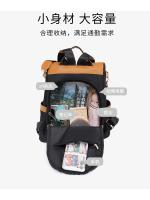 Mochila informal antirrobo para mujer, bolsa de hombro de tela impermeable, ligera, de viaje, oxford - details 11