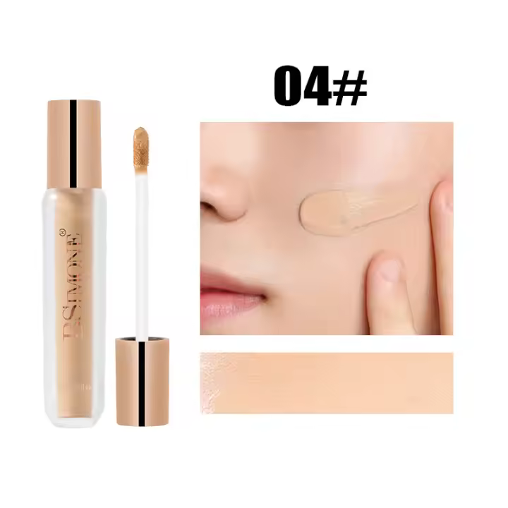 Base correctora Natural transparente, resistente al agua y al sudor, que cubre el acné, base hidratante ligera y duradera - 1