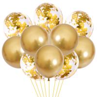 Globos de látex con patrón metálico, decoración de confeti para fiesta de cumpleaños, Baby Shower, 10 piezas, 12 pulgadas - details 7