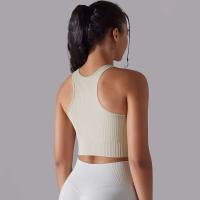 Hamidou-Sujetador deportivo para mujer, ropa interior de gimnasio, hilo Sexy, informal, a rayas, sin costuras, Top ajustado para gimnasio - details 29