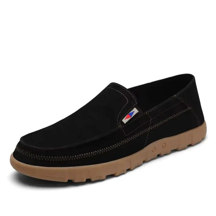 Zapatos casuales cómodos de cuero de lujo ligeros para hombres OEM, hechos en China - 1