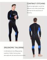 Traje de neopreno completo para hombre, con cremallera en la espalda, alta elasticidad, con protección solar - details 6