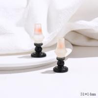 1Pcs 1:12 Scale Dollhouse Mini Candelabra Miniature Candlesticks Furniture Toy Candlesticks Furniture Toy Synthetic Resin Mini - details 4