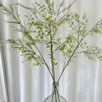 Planta verde Artificial de estilo bosque, hojas de palma, flor de simulación grande, plantas falsas hechas a mano de plástico, decoración de balcón - details 11