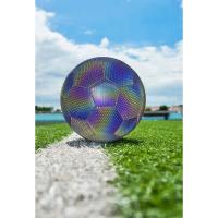 Balón de fútbol n.° 5 reflectante, color brillante, para entrenamiento interior y exterior - details 1