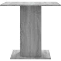 Mesa de Comedor Consola Cocina Bistró Restaurante Salón Sala de Estar Jardín Terraza Hogar Madera Contrachapada Gris Sonoma - details 5