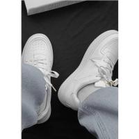 Moda pequeña blanca mujeres 2025 primavera y verano transpirable casual fondo grueso realzando deportes marea bordado zapatos - details 2