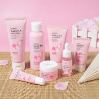 Set de Cuidado de la Piel de Sakura 7/5pcs Crema Facial, Serum, Limpiador de Piel, Protector Solar, Crema para los Ojos Caja de Regalo para Mujeres - details 4