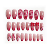 Cubierta completa de manicura extraíble, decoración de uñas, prensa en uñas largas, tipo de pegamento - details 1
