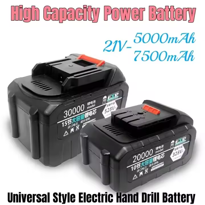 Para Makita.21V 228VF 328VF Baterías recargables de iones de litio. Adecuado para herramientas eléctricas grandes, taladros de pistola y destornilladores. - 1