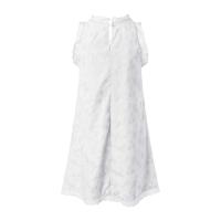 Vestido casual de verano con cuello en V, sin mangas, adorno ral 3d, vestidos sueltos para mujer, ropa - details 2