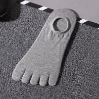Calcetines informales de algodón con cinco dedos para hombre, calcetín deportivo antideslizante, invisibles, transpirables, suaves, para actividades al aire libre - details 3
