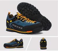Zapatos de escalada impermeables a la moda para hombre, zapatillas deportivas informales con cordones anticolisión para exteriores - details 16