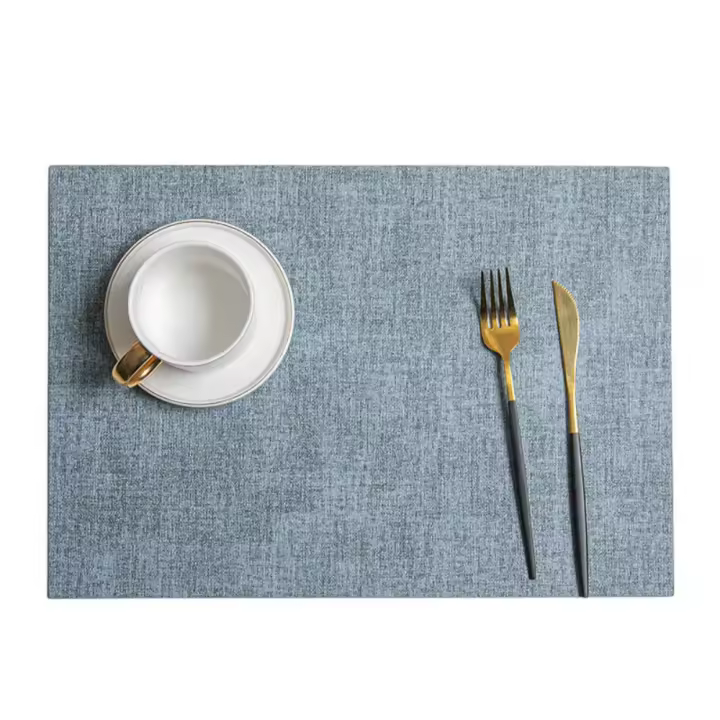 Mantel Individual de estilo nórdico para cocina, tapete de vajilla impermeable Rectangular, posavasos antideslizantes resistentes al calor para restaurante, 4 Uds. - 1