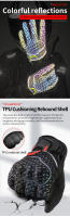VEMAR Guantes transpirables para motociclismo de verano, guantes de Motocross con pantalla táctil, guantes protectores a prueba de viento para moto, guantes reflectantes coloridos - details 1