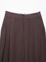 -Conjuntos de pantalones de pierna ancha lisos informales Conjunto de top con cuello colgante de 2 piezas, conjunto elegante para mujer, nuevo en 2025 - details 7