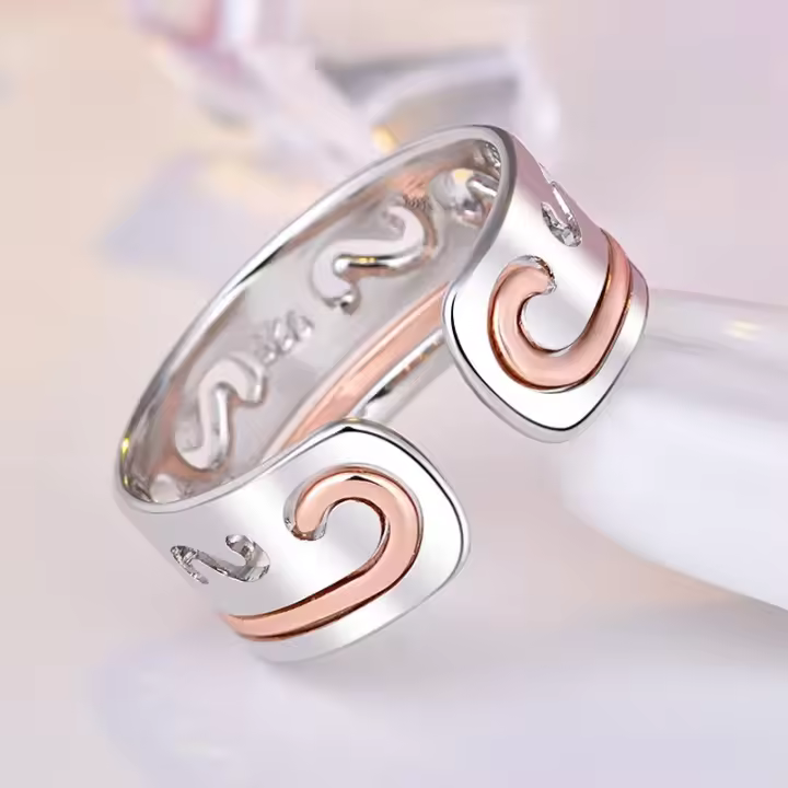 Anillo Ajustado Plateado Del Mismo Estilo Del Mito Negro Sun Wukong, Regalo De San Valentín Para Parejas - 1